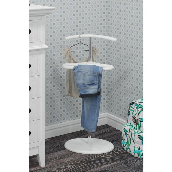 Вешалка напольная «Универсальная мини», 415 ? 280 ? 840 мм, цвет белый