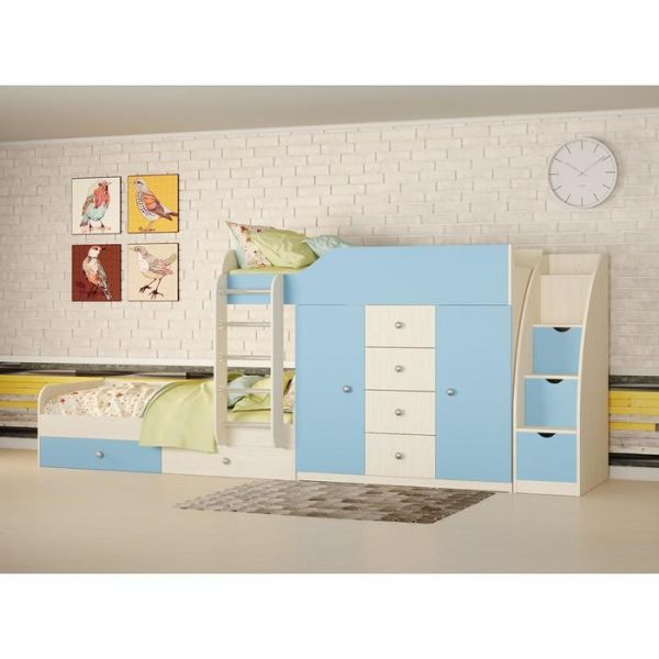 Лестница-комод, цвет дуб молочный / дуб молочный