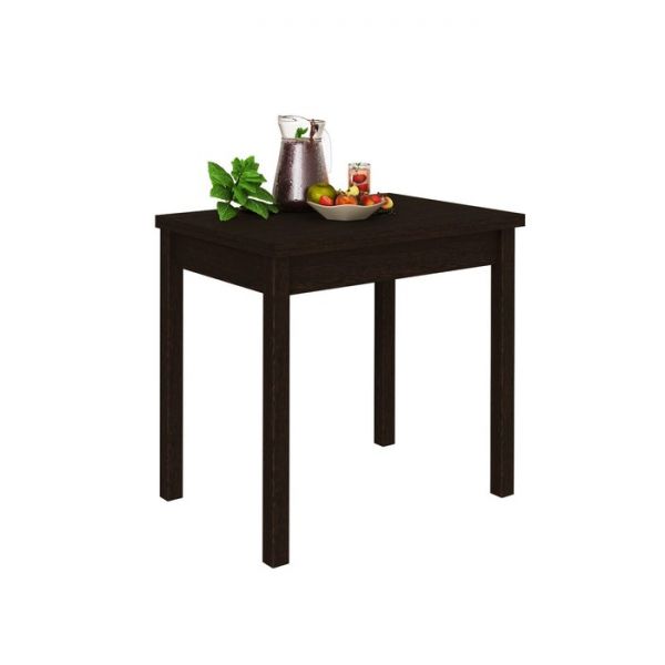 Стол обеденный раскладной СО-07, 800х580(1160)х736, венге цаво/венге цаво