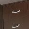 Комод 5 ящиков с дверью 1100х480х900 Венге темный
