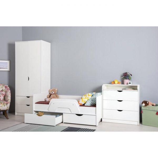 Комод пеленальный Уна 13.304, 840х435(763)х896, Белый