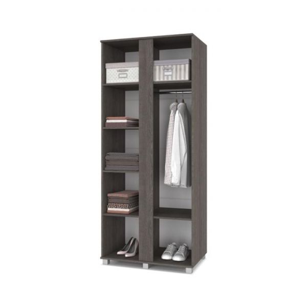 Шкаф Пандора-П21 520х900х2100 двухстворчатый Анкор темный/светлый