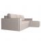 Угловой диван «Куба», механизм еврокнижка, рогожка, цвет бежевый
