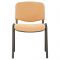Стул для посетителей BRABIX "Iso CF-005", черный каркас, ткань бежевая, 531976
