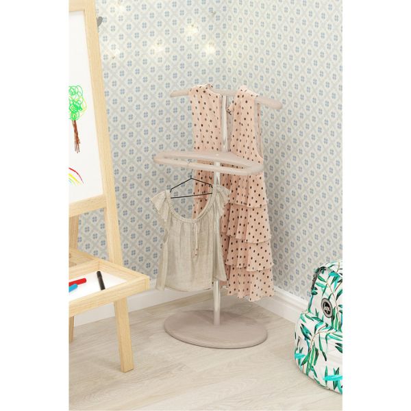 Вешалка напольная «Универсальная мини», 415 ? 280 ? 840 мм, цвет белый