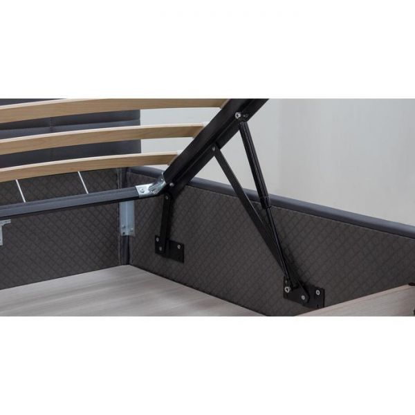 Кровать Хлоя 1600*2000, ортопедическое осн+ПМ, Серый