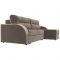 Угловой диван «Дарси», механизм еврокнижка, велюр, цвет бежевый