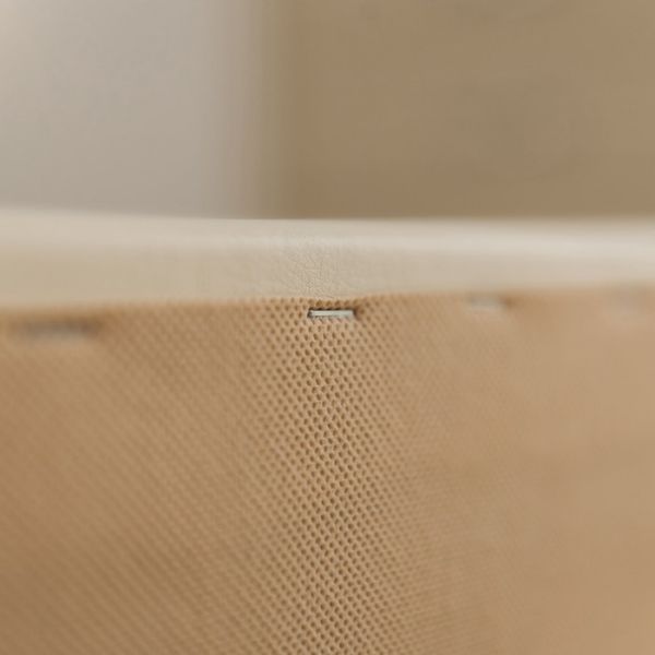 Кровать «Ла Скала» без ПМ, 140 ? 200 см, встроенное основание, экокожа, цвет бежевый