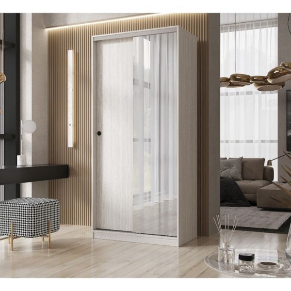 Шкаф-купе Альянс 1000 , 1000х600х2200, Сандал светлый