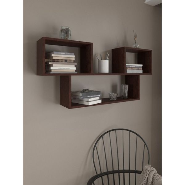 Полка навесная «Уфимка 6», 1150 ? 200 ? 520 мм, цвет венге