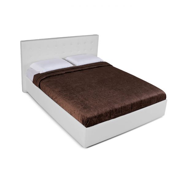 Кровать «Космопорт» с ПМ, 140 ? 200 см, ортопедическое основание, цвет взбитые сливки