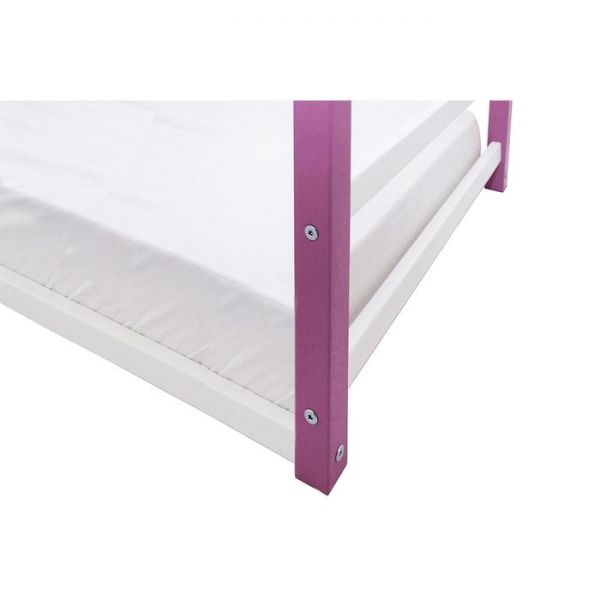 Детская кровать-домик Монтессори Бельмарко Svogen лаванда-белый