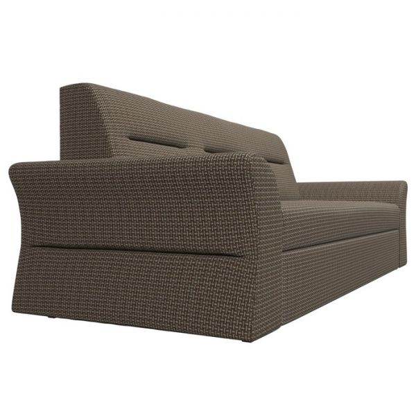 Прямой диван «Клайд», механизм дельфин, рогожка, цвет бежевый