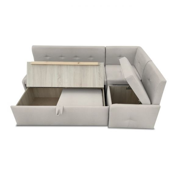 Кухонный уголок «Вена», механизм выкатной, искусственная кожа, цвет marvel berry