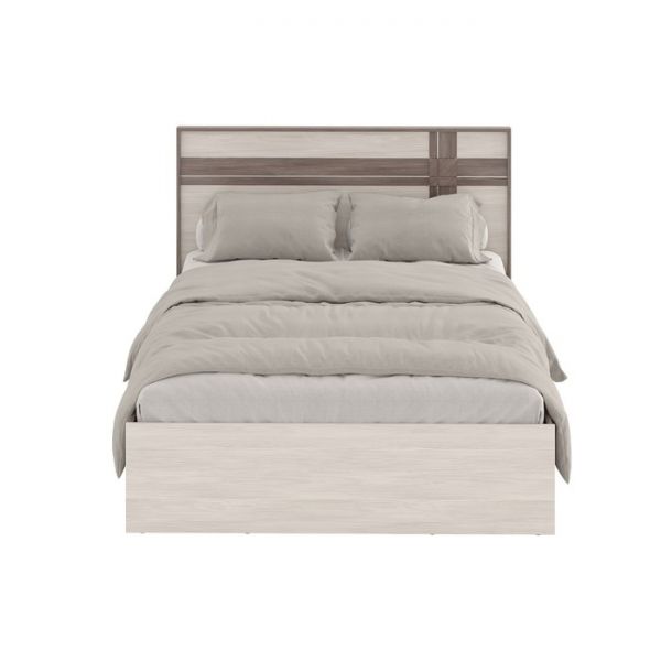 Кровать ПРЕЗЕНТ, 1400х2000, Бодега темный/светлый МДФ бодега темный