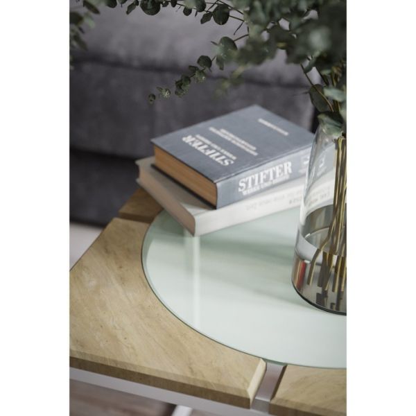 Стол журнальный «Трейн», 450 ? 450 ? 450 мм, цвет белый