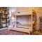 Двухъярусная кровать с выдвижным спальным местом 3 в 1, 800 ? 2000 мм, 800 ? 1900 мм, сосна