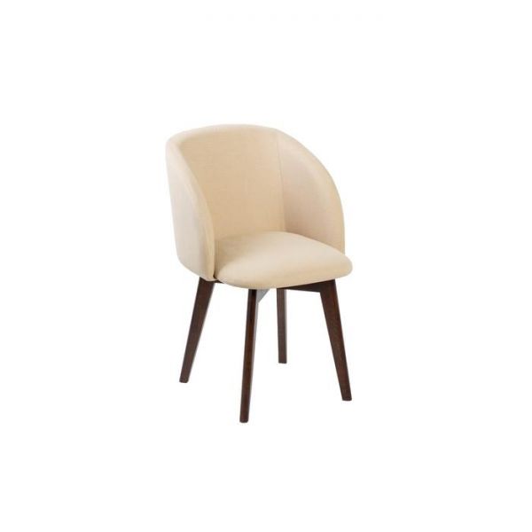 Стул Милли Канада 03 микровелюр карамель/ Компакт массив орех