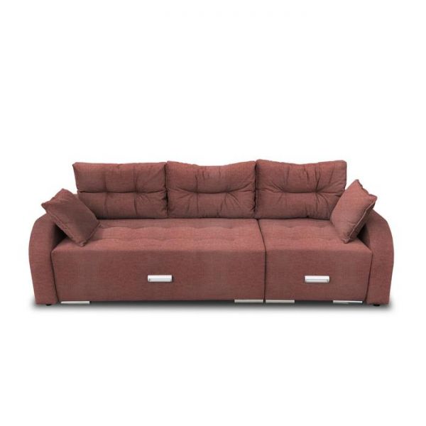 Диван трансформер «Милан», с выдвижным углом, пантограф, рогожка, цвет savana plus beige