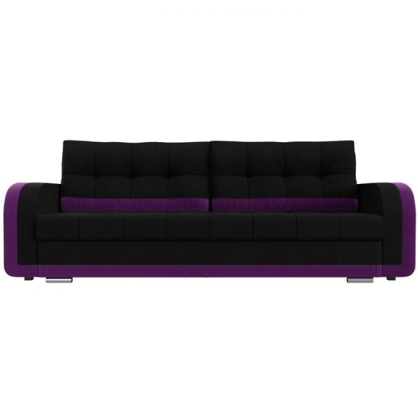 Диван прямой «Марсель», механизм еврокнижка, микровельвет, цвет бежевый / зелёный