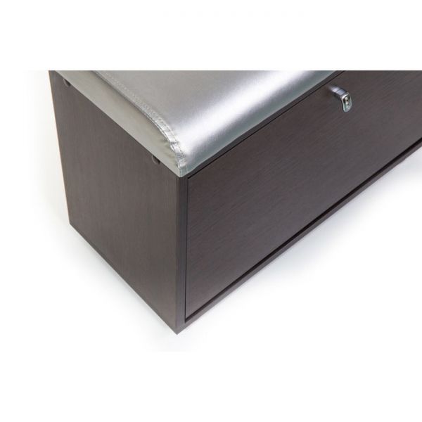 Обувница МС 1(116), 620х300х460, Венге/Серебряный