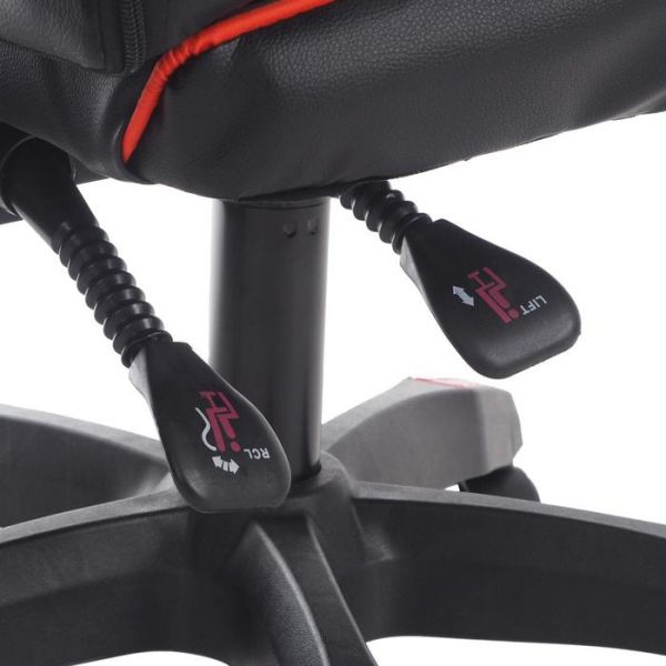 Кресло игровое Клик Мебель  "Thunderbolt II" YS-901 черный/красный