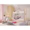 Кровать двухъярусная "Алиса", белый, крем