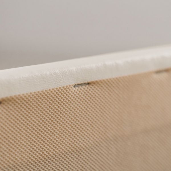 Кровать «Птичье гнездо» без ПМ, 1400х2000, встроенное основание, экокожа, цвет бежевый