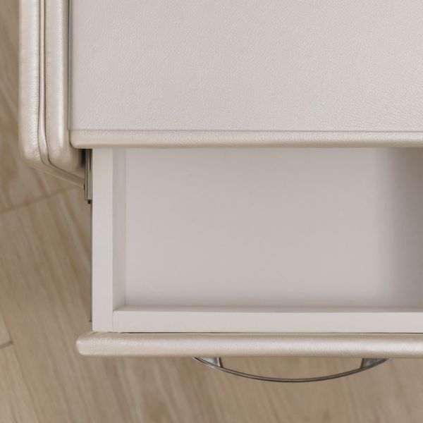 Тумба «Алеро», узкая, 1 ящик, 410 ? 430 ? 530 мм, цвет взбитые сливки