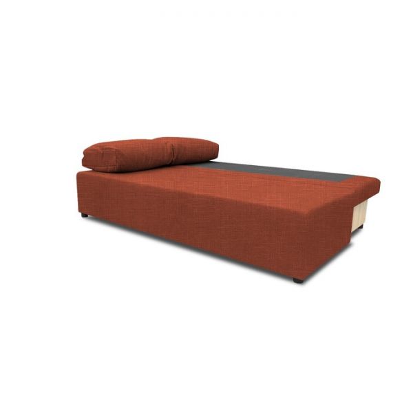 Диван «Алиса 2», еврокнижка, бельевой ящик, ткань велюр, цвет vital java