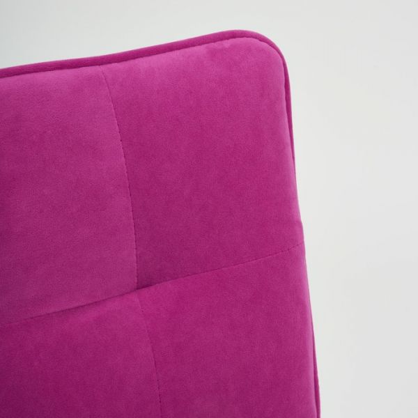 Кресло ZERO флок фиолетовый 138