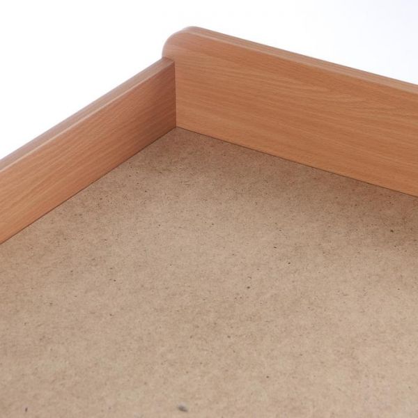 Кровать трехъярусная, 1490х670х670, ЛДСП, цвет бук