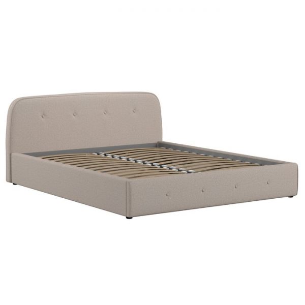 Кровать Илона, 1600х2000, ортопедическое осн+ПМ, Шерлок/Бежевый