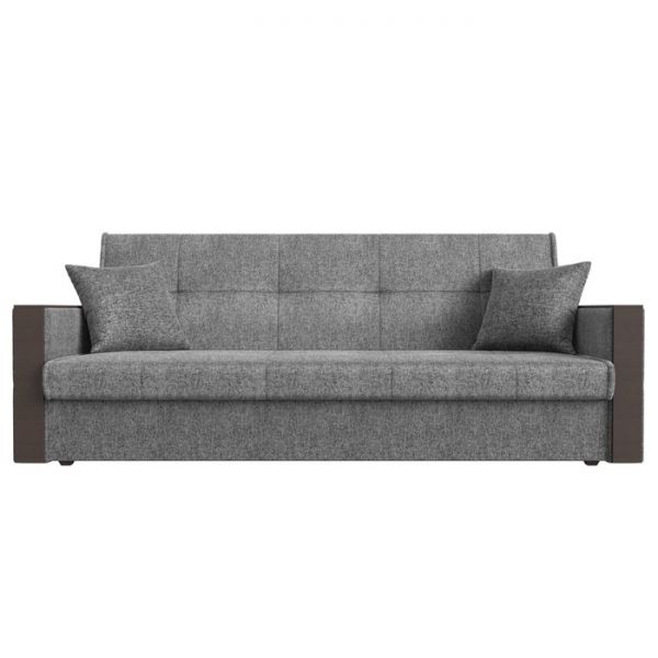 Прямой диван-книжка «Валенсия», механизм книжка, рогожка, цвет бежевый