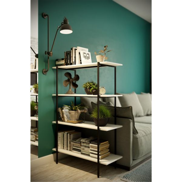 Стеллаж «Атлантик 1275», 900 ? 363 ? 1275 мм, цвет дуб американский