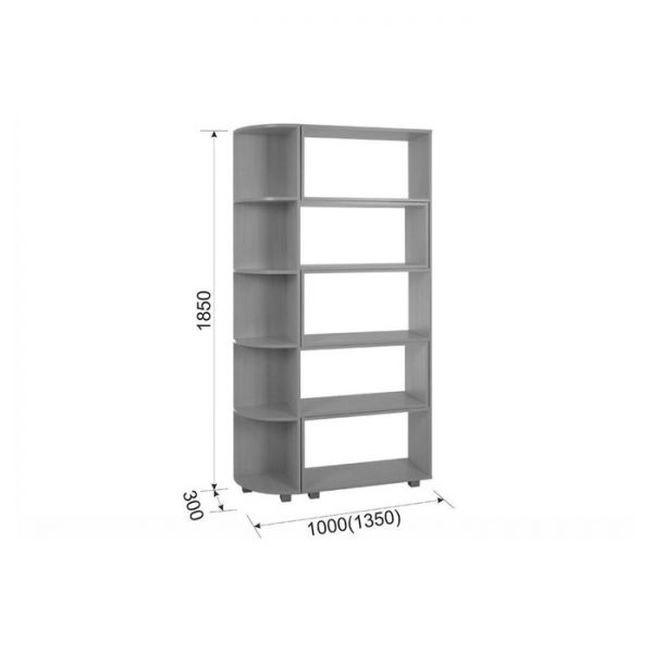 Полка "Стеллаж 2", дуб сонома