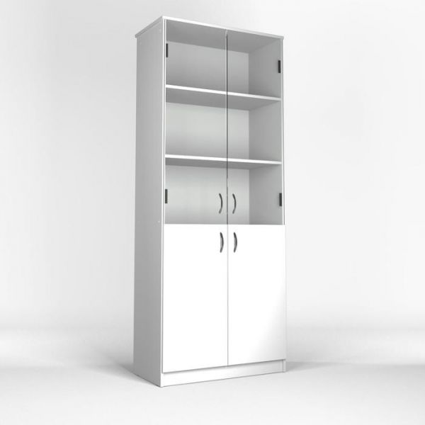 Шкаф комбинированный  800*400*1980  Белый