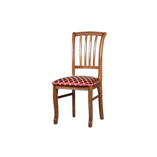 Стул Кабриоль-Ж, бук, цвет покраски  темный орех, ткань Tvill однотонка 9381 160/7т