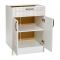 Шкаф напольный Велес с ящиком 600х446х820 белый/сандал белый