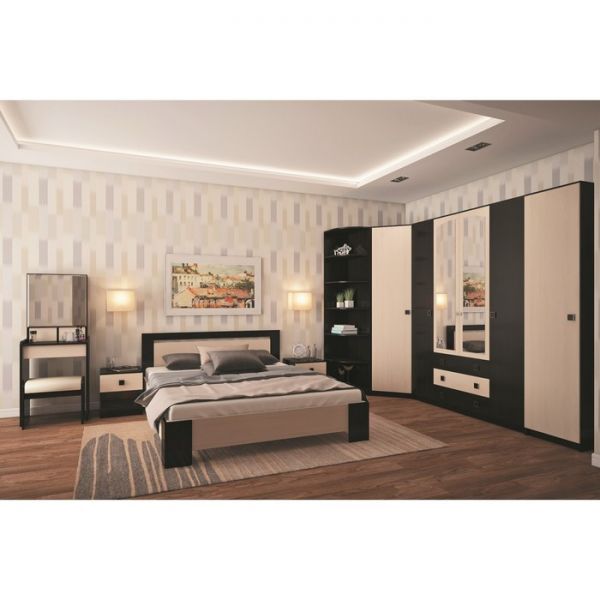 Тумба прикроватная «Люсси», 454 ? 426 ? 408 мм, цвет венге / дуб девон