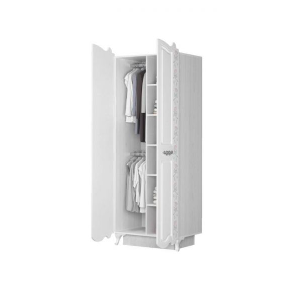 Шкаф 2-х створчатый «Розалия №22», 800 ? 544 ? 2134 мм, цвет лиственница белая