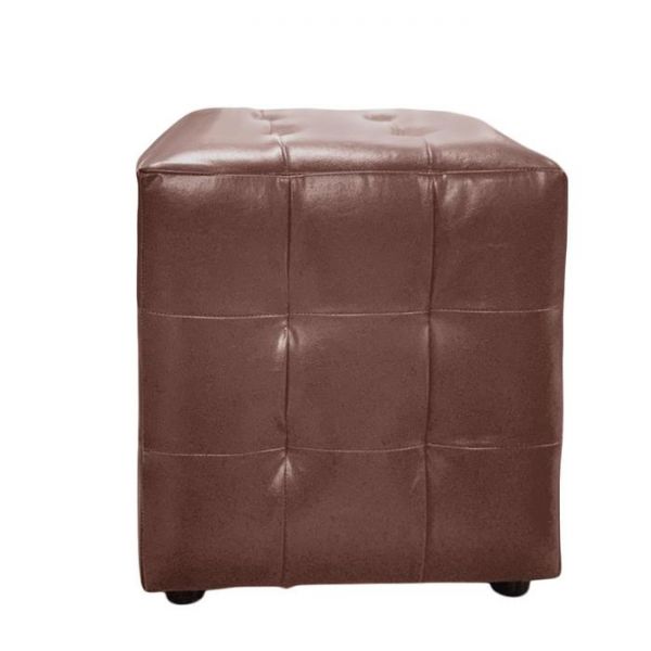 Пуф экокожа Brown (коричневый)