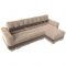 Угловой диван «Честер», механизм еврокнижка, велюр, цвет бежевый
