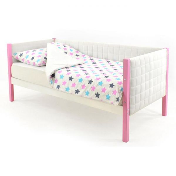 Детская кровать-тахта мягкая Svogen лаванда-белый