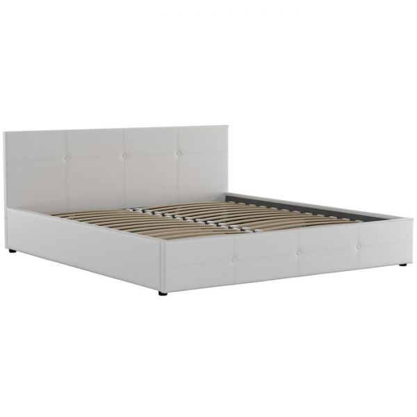 Кровать Синди, 1800х2000, ортопедическое осн+ПМ, Марика/Белый