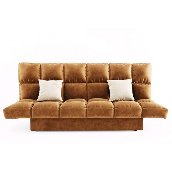 Диван прямой «Клик кляк», ППУ, механизм книжка, цвет селфи 01 / подушки селфи 03