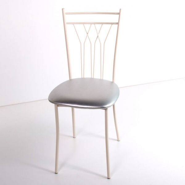 Стул на металлокаркасе Премьер СТ бежевый/фисташковый