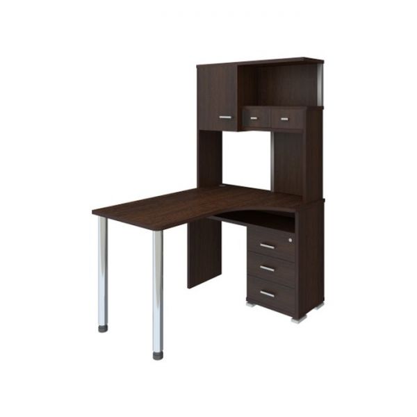 Стол СР-130, угол правый, 1300 ? 1010 ? 1790 мм, цвет карамель