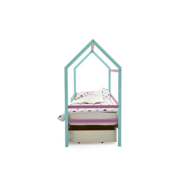 Детская кровать-домик Бельмарко Svogen мятный-лаванда