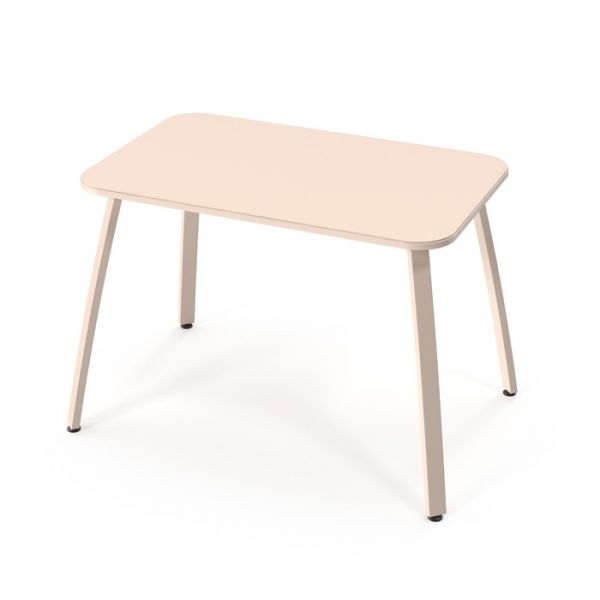 Обеденный стол Stalker, 1030 ? 640 ? 720 мм, бежевый F2, стекло matt бежевое